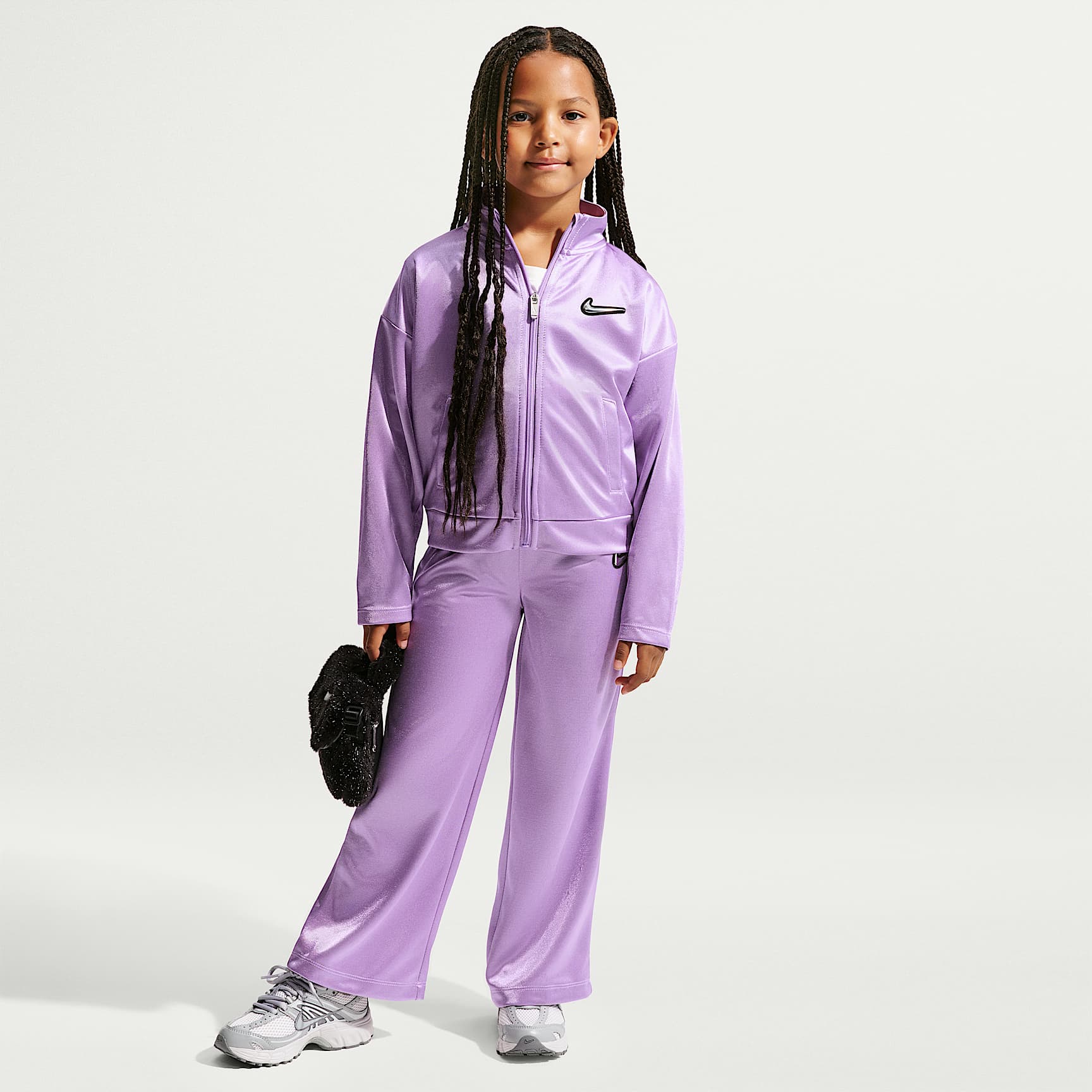 Nike Little Kids' Swoosh Sparkle 2-Piece Track Set. Nike.com